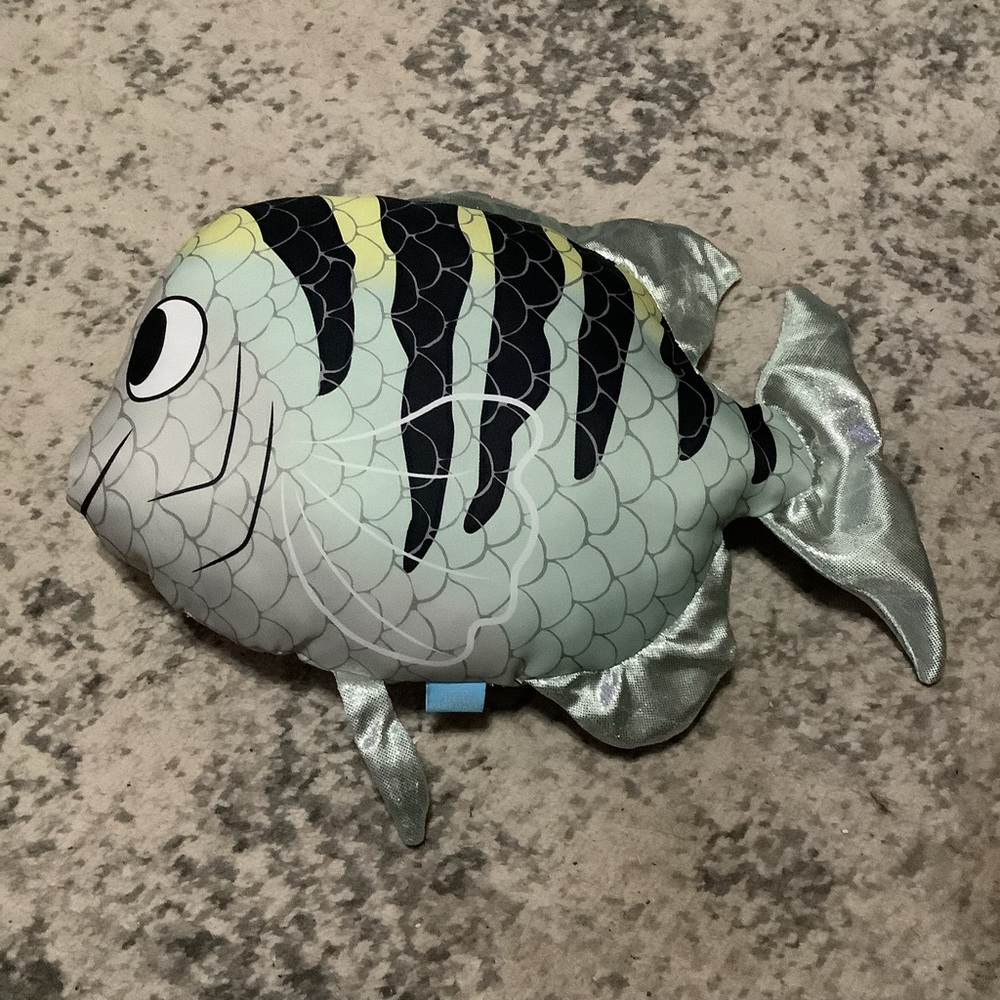 Disney, The Little Mermaid, Flounder, pillow, plushie, Franco,